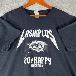 Lasikplus T-Shirt Mens XL Graphic Band Tee Tour Concert Metal Music